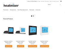 Tablet Screenshot of heatmiser.com.au