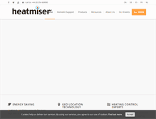 Tablet Screenshot of heatmiser.com